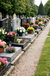 Sépulture entretenue et fleurie